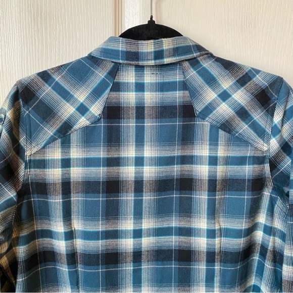 5.11 Tactical Women's Heartbreaker Flannel Plaid Button Front Shirt Small - Picture 7 of 13